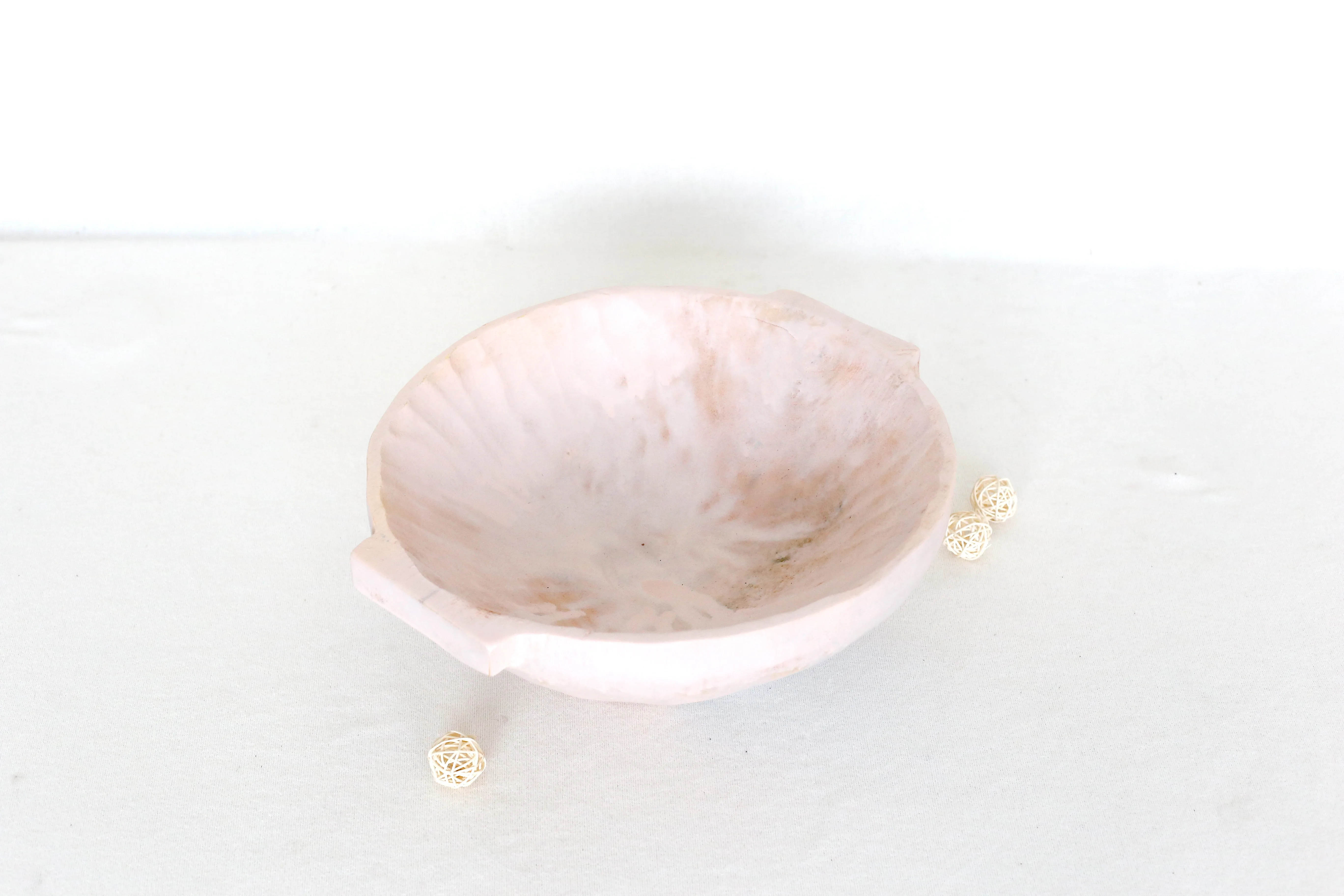 Newborn Wooden Bowl Photography Props Vintage Baby Bowl Backdrop Posing