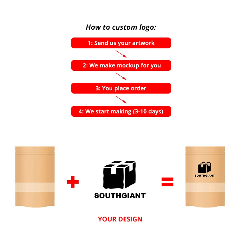 
Wholesale Stand Up Pouches With Zipper For Food Packaging 