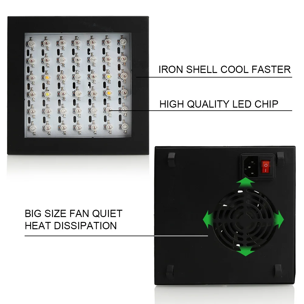 
2018 full spectrum 100 watt led grow light 