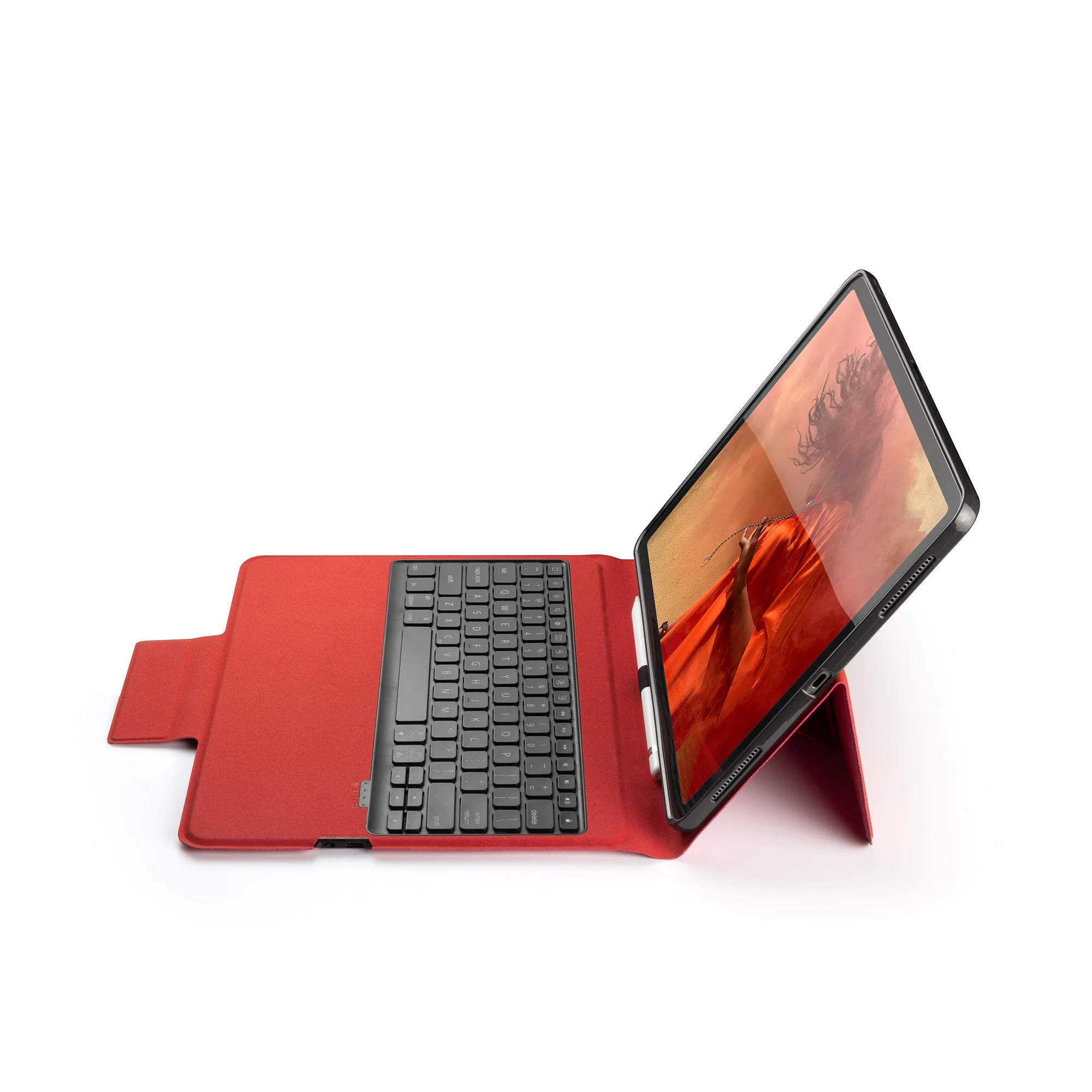 

Folding Bluetooth wireless keyboard Leather for Ipad Pro 12.9 keyboard case