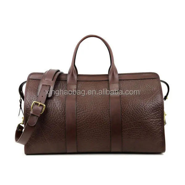 big leather duffle bag