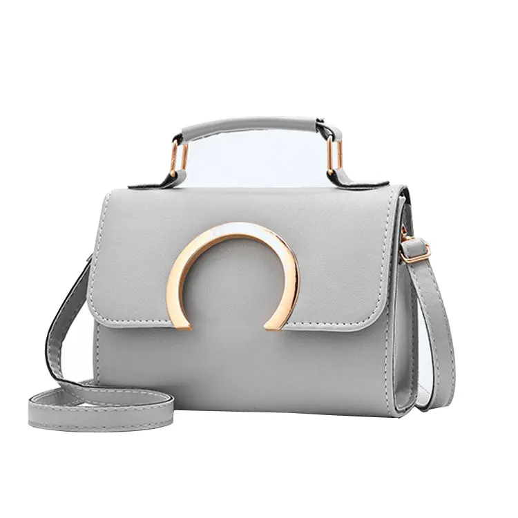 

Fashion style ladies shoulder oem bags women hand bags handbag with metal lock decoration, Multicolor