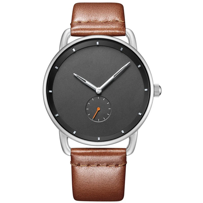 

New Men's Quartz Watches Fashion your logo watches Casual Simple Leather watch Mini Ultra Thin Wrist watch Man