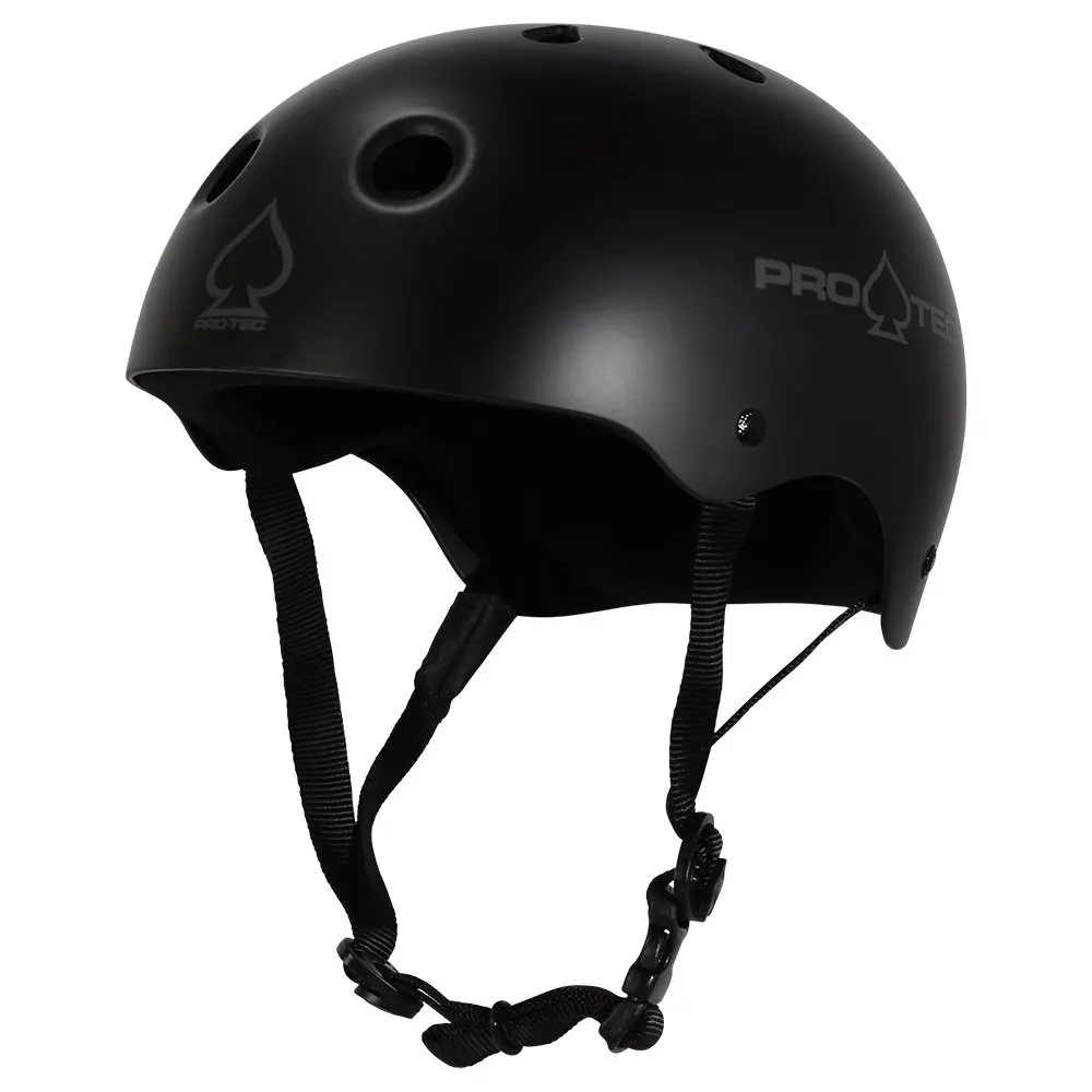 Pro-Tec Classic Skate Helmet, Matte Black, Medium. 