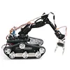 WiFi/Bluetooth control Mobile Robot Arm Robotic Gripper with Metal Tank Chassis for DIY RC Robot Model Kit