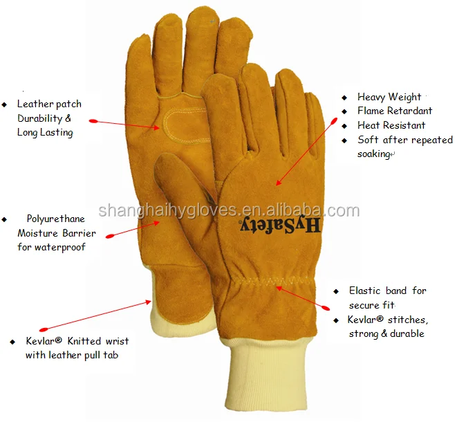 Fire Fighting Gloves NFPA 1971: 2013 Certified MEDIUM SMALL XL LARGE SIZE 