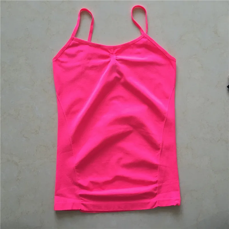 
(10 Pieces/Lot) 20+Colors Women Seamless Camisole Lady Solid Plain Tank Tops Sweet Candy Color Casual Women Underwear Cami 