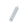 125v power strip american 3 Outlets US Electrical Socket With Flat Plug