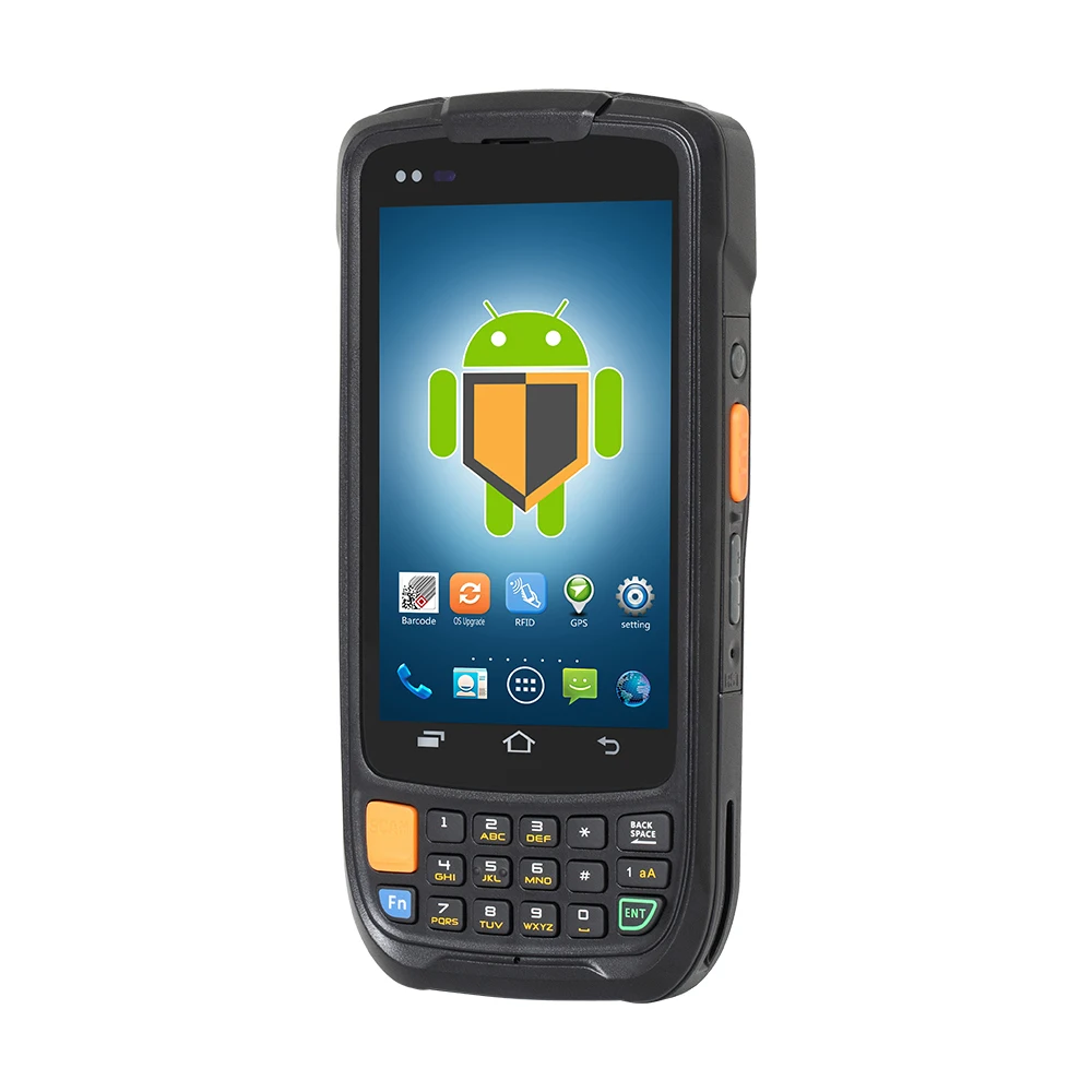 

Supermarket rugged android handheld scanner barcode reader pda device with qr code