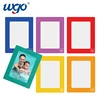 Universal adhesive picture frame removable plastic photo frame
