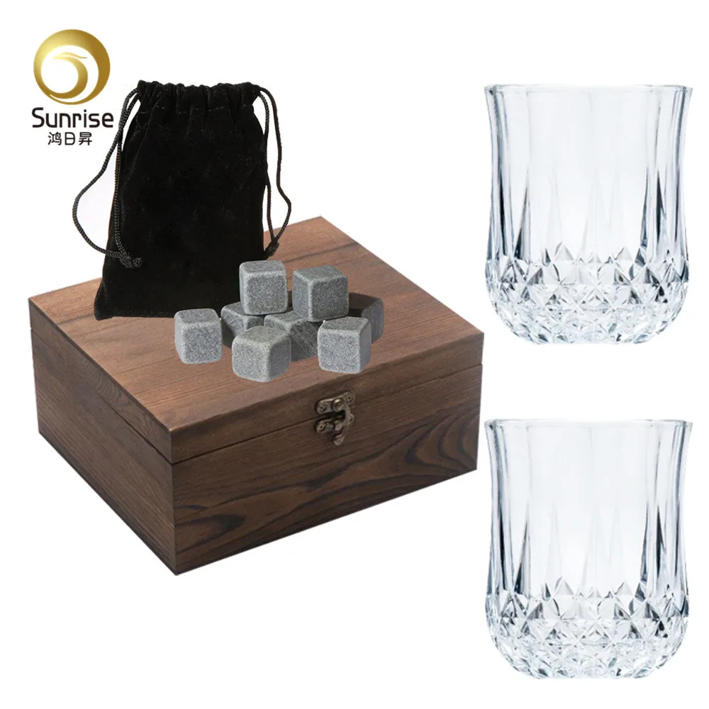 

Hot Selling Whiskey Stones Gift Set With 2cm Stones And Whiskey Glass From Shunstone China, N/a