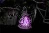 Dongguan acrylic LED christmas angel with iron wings decor