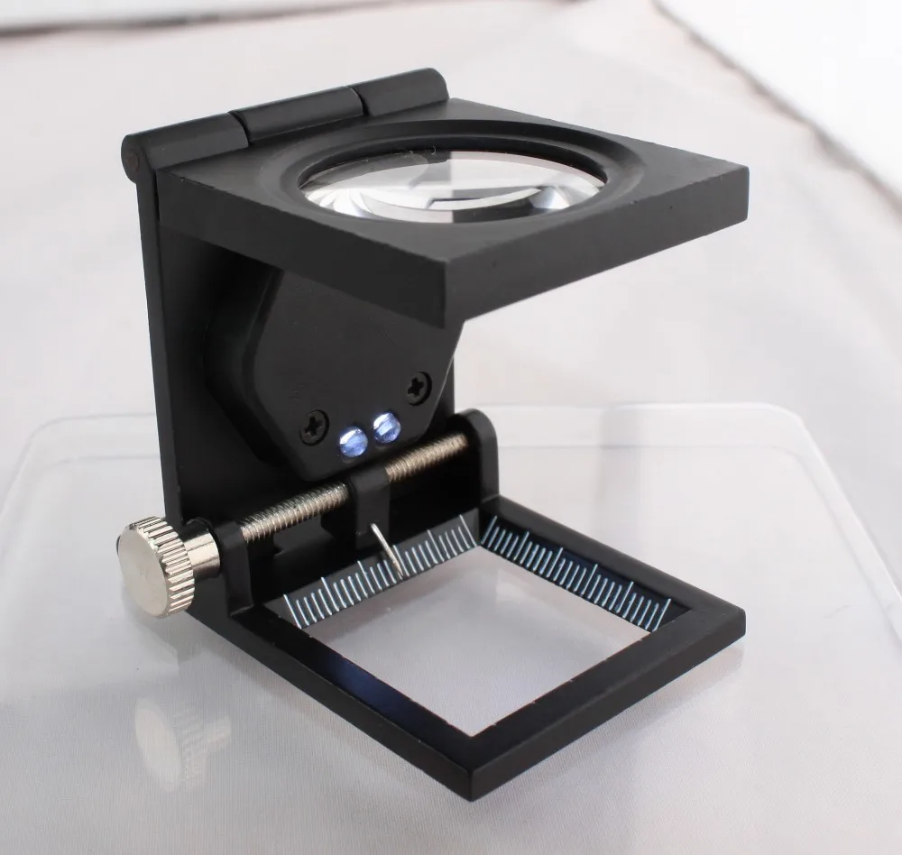 Th9005a Professional Small Fabrics Magnifying Glass Portable Folding