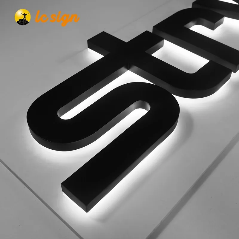 Custom Made Led Logo Sign 3d Led Letter Back Lit Custom Led Acrylic ...