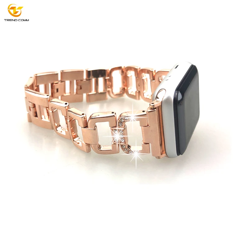 

Luxury Metal Watch Band For Apple Watch Stainless Steel Watch Band, Various color are available