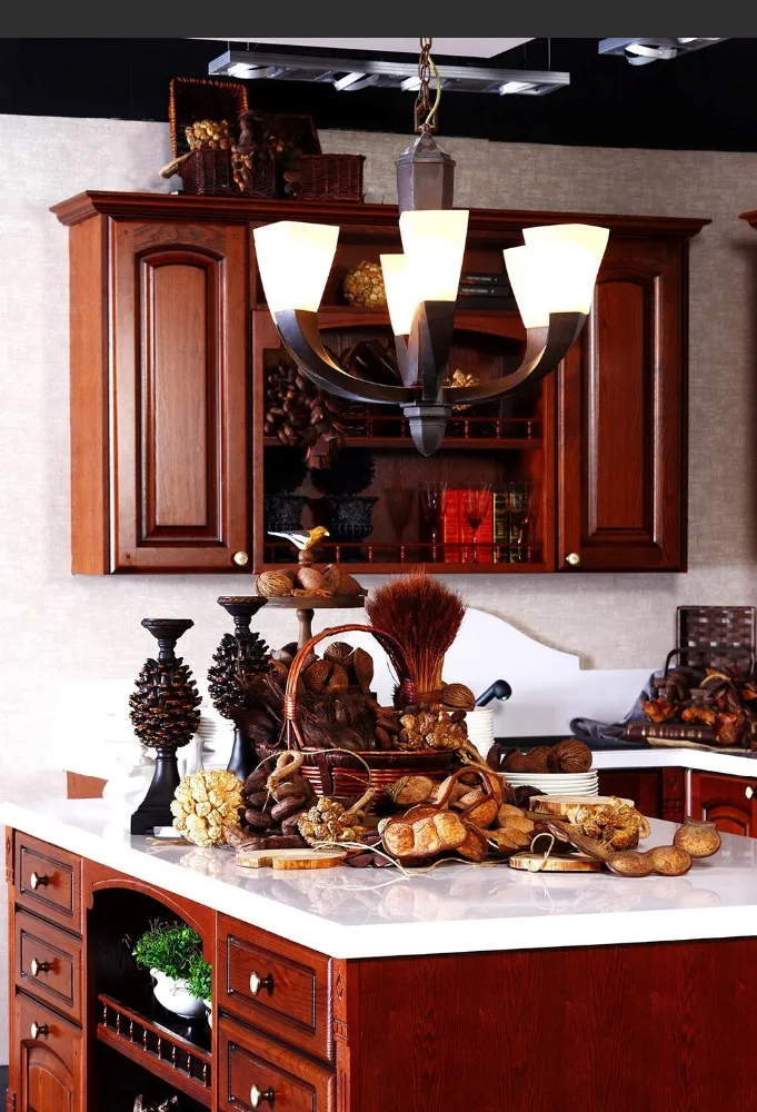 Diseño de muebles de cocina gabinete de cocina de madera clásico ... Diseño de cocinas de madera