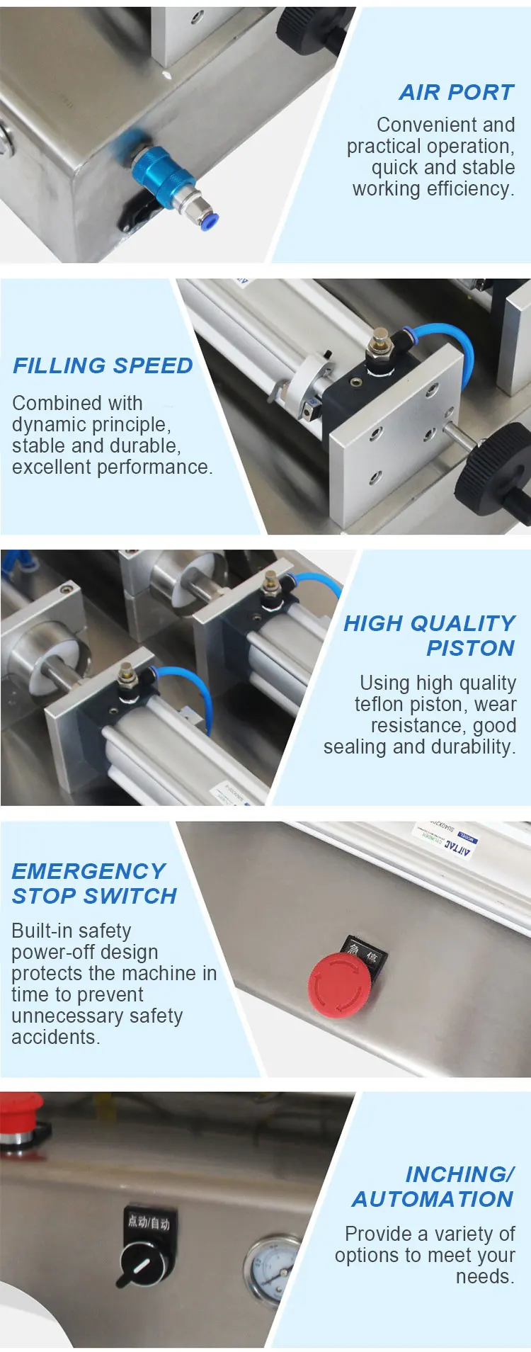 Semi automatic honey oil shampoo lotion water Juice perfume gel hand sanitizer bottle liquid Filling Machine for plastic bottle