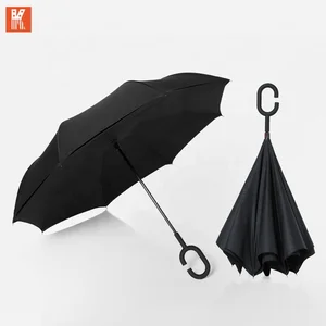 Image of New year gift Popular reverse automatic car umbrella windproof function Inverted hands-free Umbrella