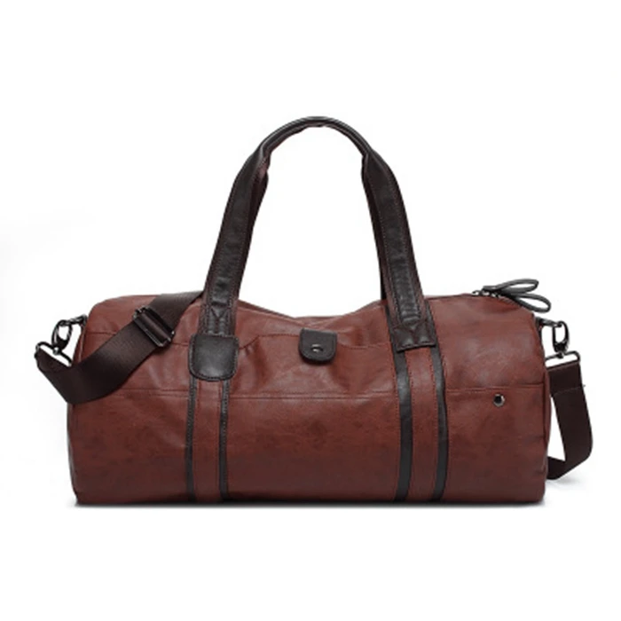 Online Shopping Fashion Man Travel Best Choice PU Leather Outdoor Light Weight Mens Travel Storage Bag