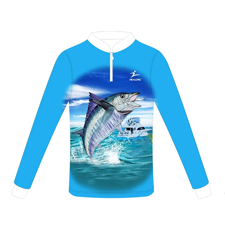 Sublimation Fishing Shirt,Quick Dry Wholesale Fishing Shirts Fishing