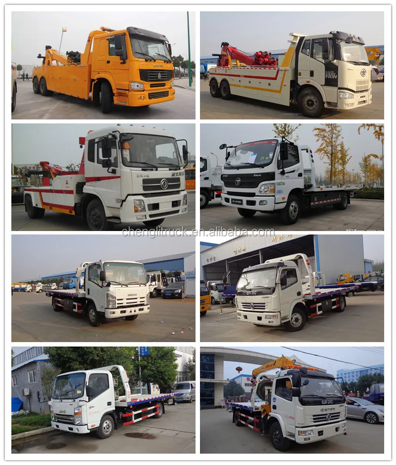 vehicle recovery wrecker 4t platform 5ton jac wrecker truck