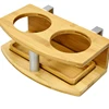Bamboo Clip on Cup Holder Hanging Shelf Small Bedside Table