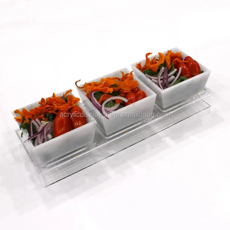 3 Lucite Rectangle Dip Tray Factory Directly Customized Buy Dip Tray