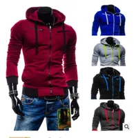 

Walson 2014 Hot sale Korean men's zipper hoodie sweatershirts M-XXL