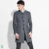 SCM040 Long Design Business Fancy Winter Men Coat Model