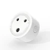 smart plug wifi enable smart socket wifi wireless electrical socket App control India Type d 10Amp timer switch tuya smart life