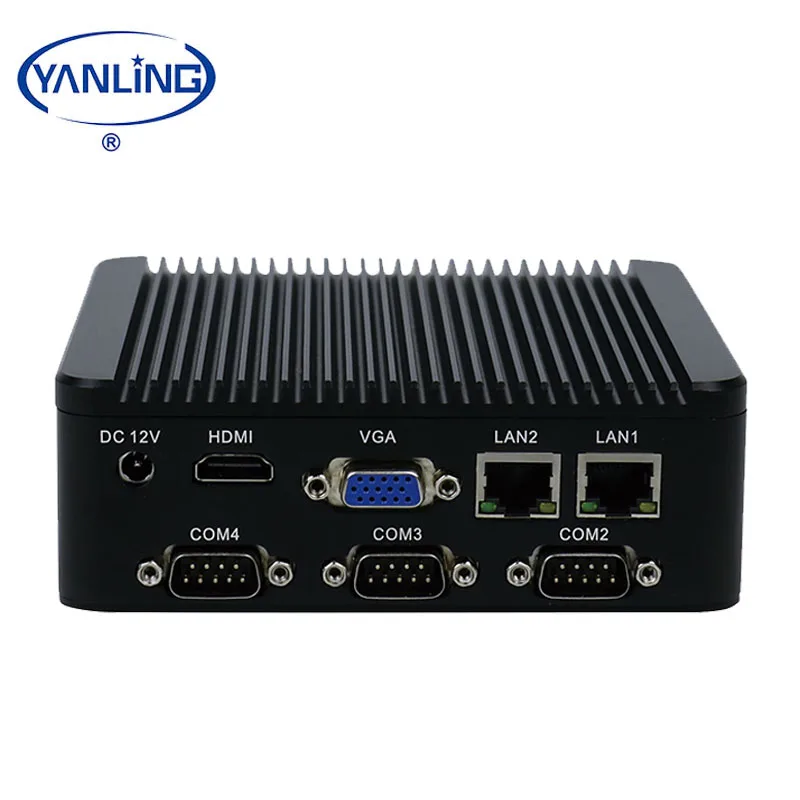 

ultra hd 3d gaming mini computer with 2 intel gigabit lan, industrial pc embedded type dc12v 4 rs232 ports and vga