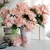 Fashion latest hortensia artificiales artificial colorful hydrangea fabric flowers for wedding bouquet