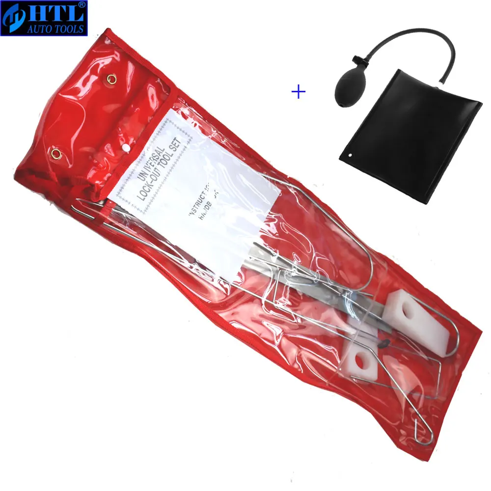 9pcs/set Universal Car Lock Out Emergency Tool Kit Unlock Door Open