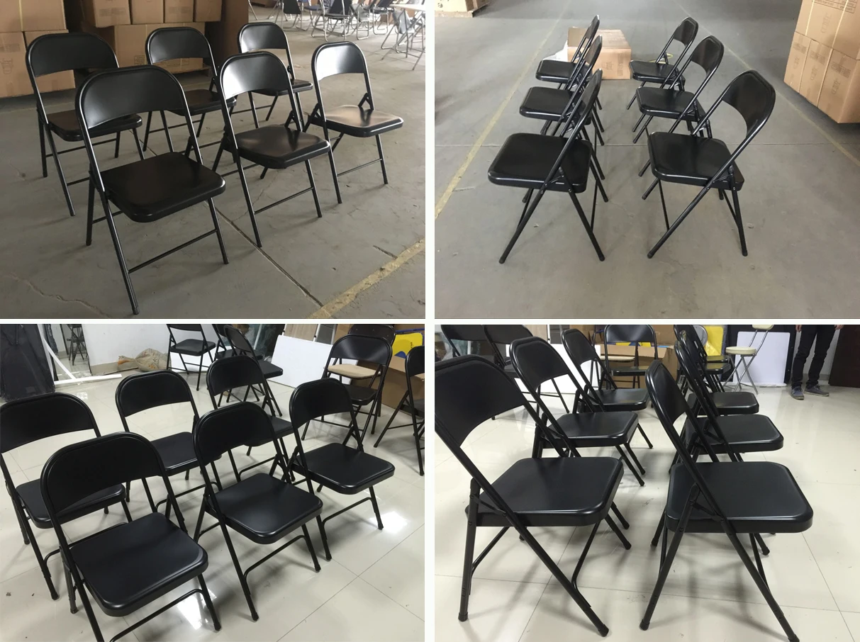 Cheap Full Metal Folding Chair Used Folding Chairs For Sale - Buy Metal