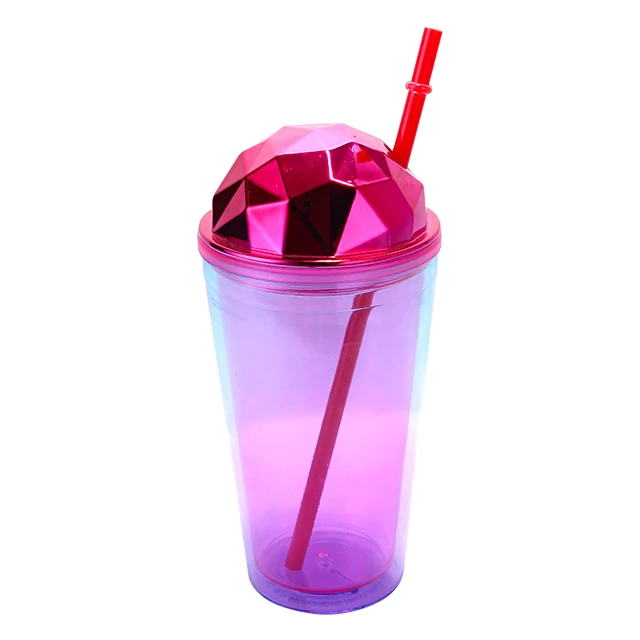 Personalized 16ounce Double Wall Insulated Gel Tumbler With Dome Lid