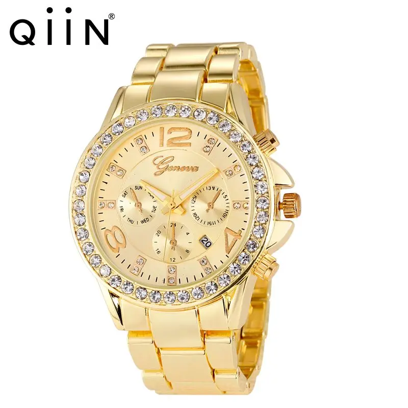 

New Arrival Luxury Geneva Crystal stainless steel watch, N/a