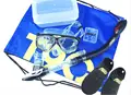 High Quality Black Diving Mask Adult All Dry Easy Breath Snorkel Tube Swiming Pool Scuba Sets