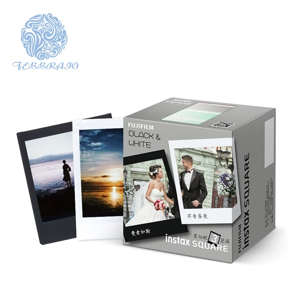 
3 pack Fujifilm Square image instant film with instax SQ6/SQ10/SQ20 digital camera 