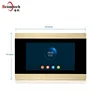 4in1 720P/960P/1080P wired door bell video intercom set 7inch touch screen with video record motion detection