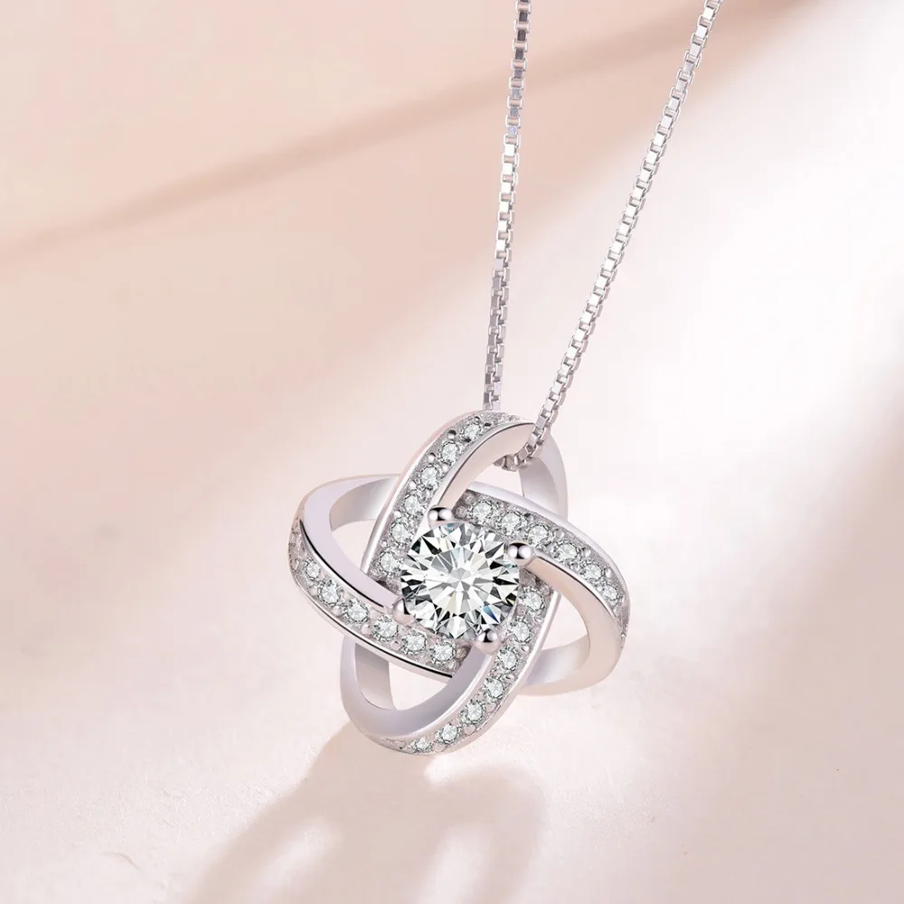 

Women S925 Sterling Silver Lantern Cage Pendant Crystal CZ Cut Charm Pendant, White