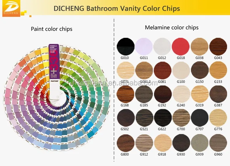 Tocador De Baño Estilo Country Con Espejo,Mueble De Baño De Madera,Un