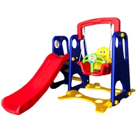 

Indoor small plastic kids slide baby slide with swing children slide