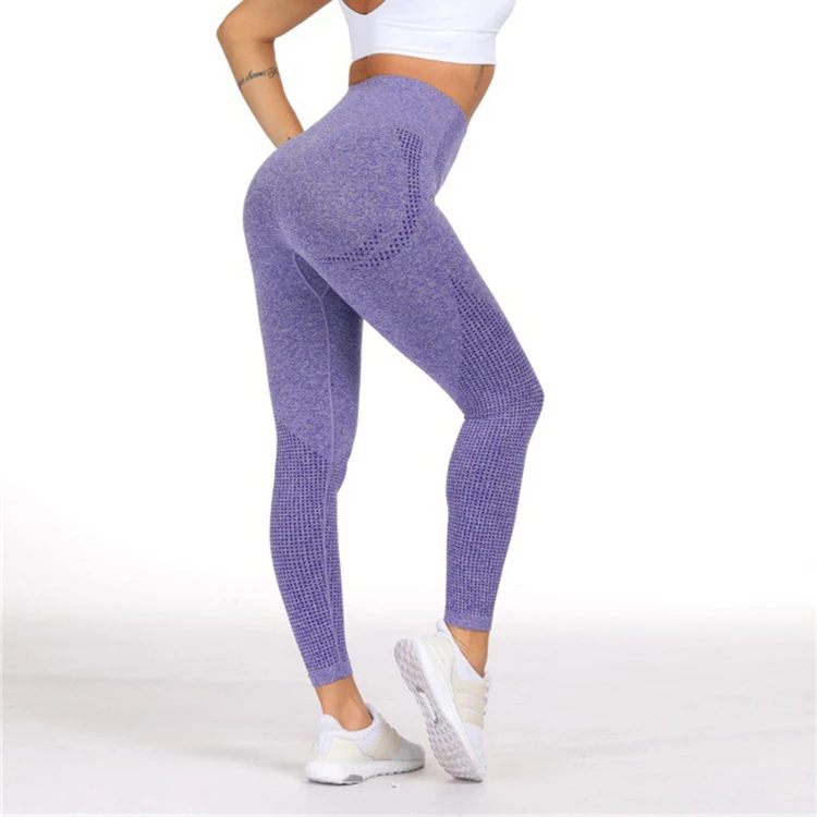 

Women OEM Private Logo Printing Solid High Waist Seamless Tights, Just like the pics