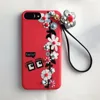Newest Fashion Rivet Girl Flower Eye Soft TPU Phone Case for iPhone