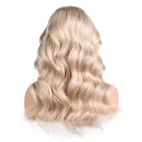 

Nobel luxury 100% virgin human hair 4/613 ash blonde ombre platinum blonde full lace wig