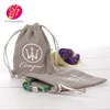 Customized cheap 85 x 110 mm velvet jewellery drawstring pouch from China supplier