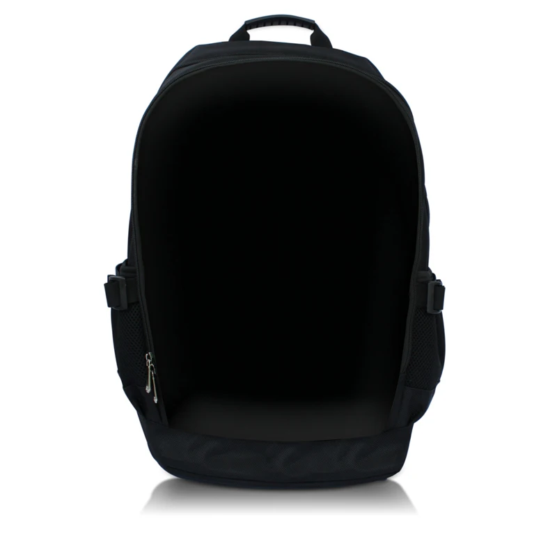 plain black sports bag