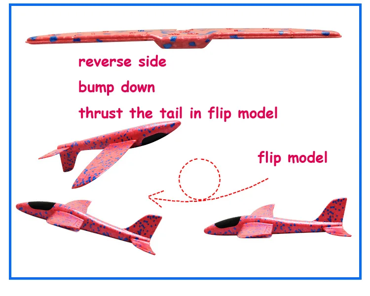 48cm Foam EPP Airplane Hand Throwing Plane Model