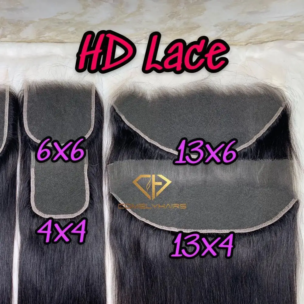 COMELYHAIRS HD film swiss lace frontal closure 13x4 13x6