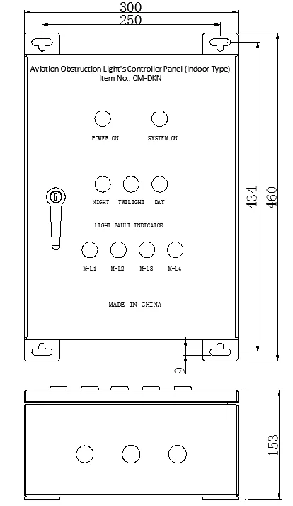 AC220V AC230V Towers,Building,Chimney Photocell ,GPS Obstruction Lights and Controls